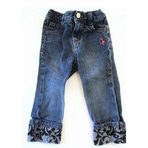 Baby Phat Paisley Cuffed Jeans 18M